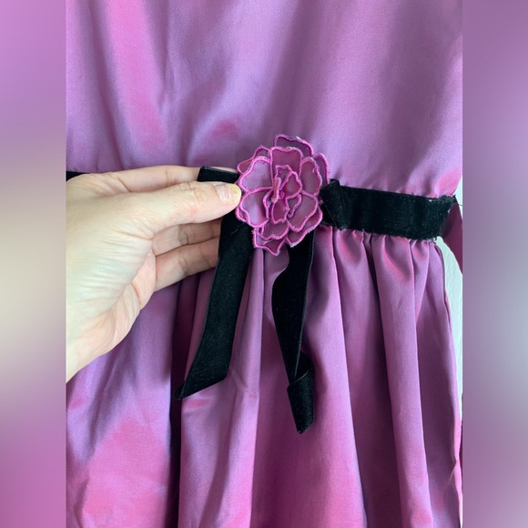 Vintage Beautiful purple ombre iridescent dress size 10 - Picture 2 of 8